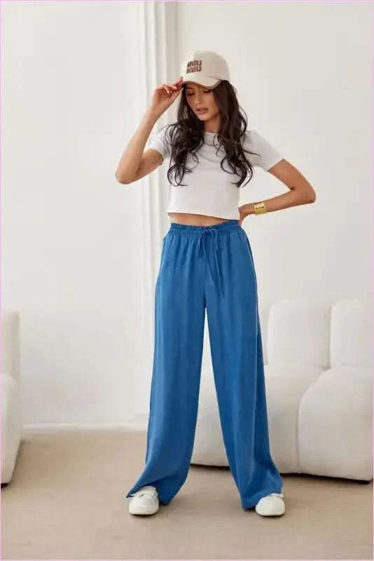 Long Leg Trousers Women's Fashion Style