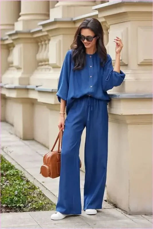 Long Leg Trousers Women's Fashion Style