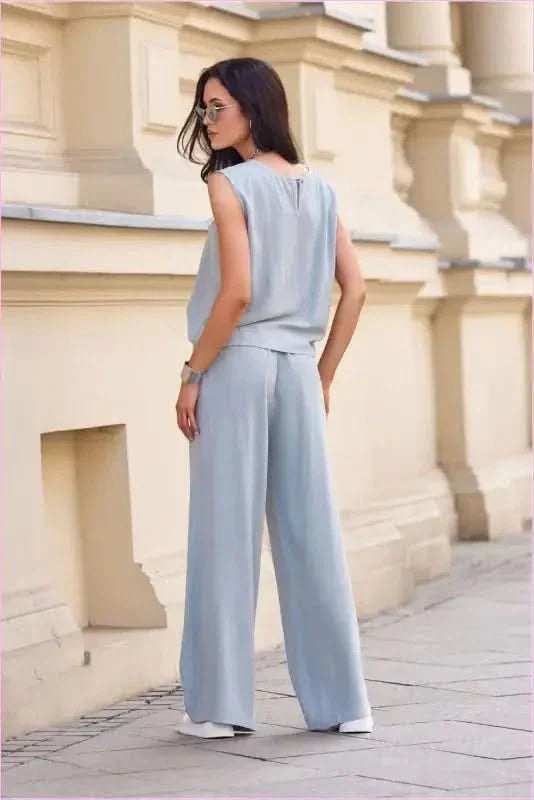 Long Leg Wide Leg Trousers Fashion Style