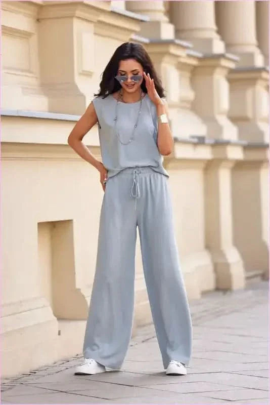 Long Leg Wide Leg Trousers Fashion Style