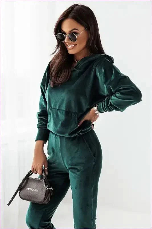 Louis Velour Tracksuit Unique Style