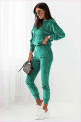 Louis Velour Tracksuit Unique Style