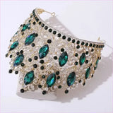 Luxury Royal Crown Tiara with Crystals and Filigree Designs
