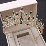 Magnificent Luxury Rhinestone Tiara for Wedding Crown Bride's Look