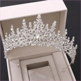 Magnificent Luxury Rhinestone Tiara for Wedding Crown Bride's Look