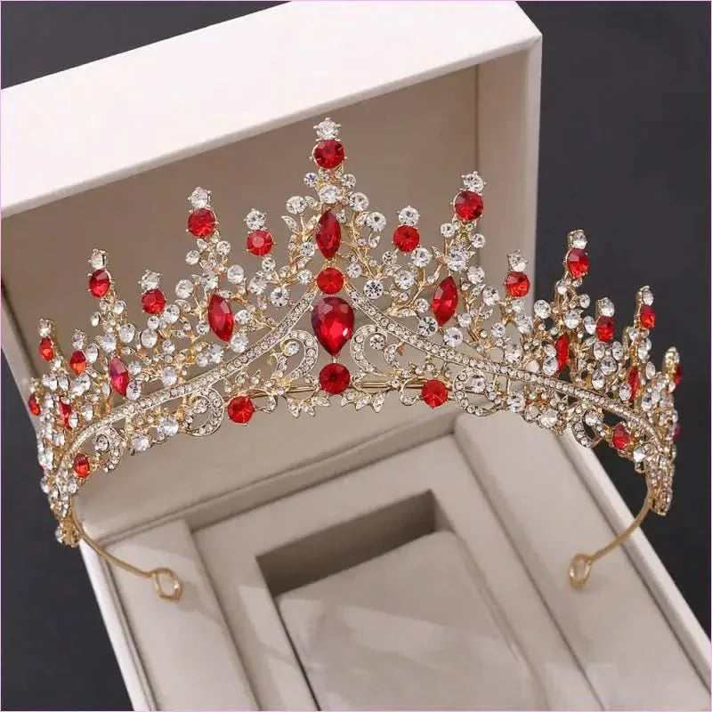 Magnificent Luxury Rhinestone Tiara for Wedding Crown Bride's Look