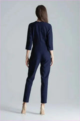 Maroon Envelope Neck Jumpsuit Unique Style