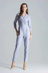 Maroon Envelope Neck Jumpsuit Unique Style