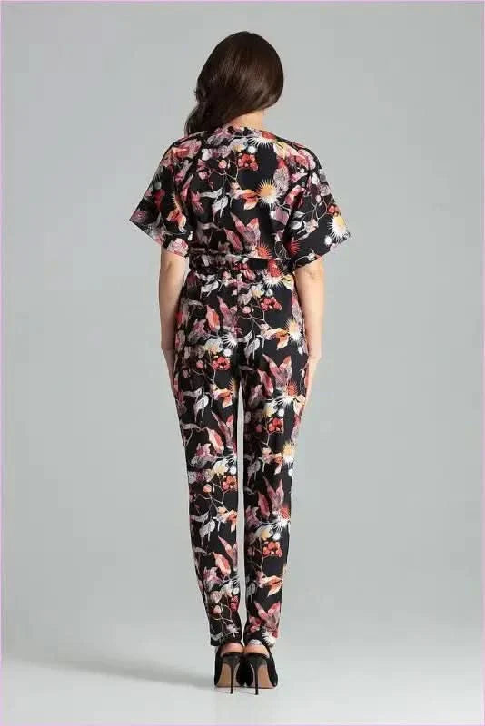 Maroon Kimono Sleeve Jumpsuit Unique Fashion Style