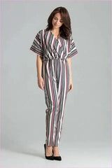 Maroon Kimono Sleeve Jumpsuit Unique Fashion Style