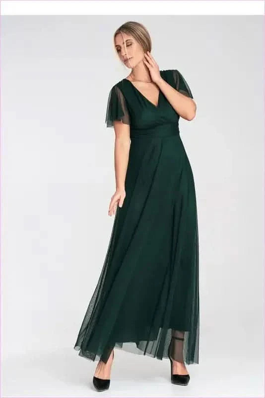 Mesh Midi Dress Unique Fashion Style
