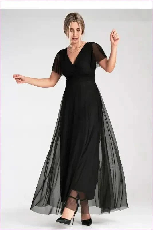 Mesh Midi Dress Unique Fashion Style