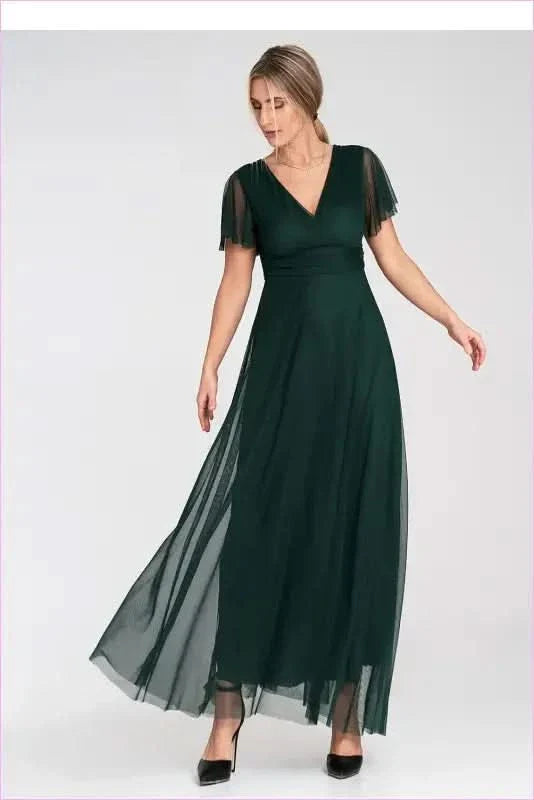 Mesh Midi Dress Unique Fashion Style