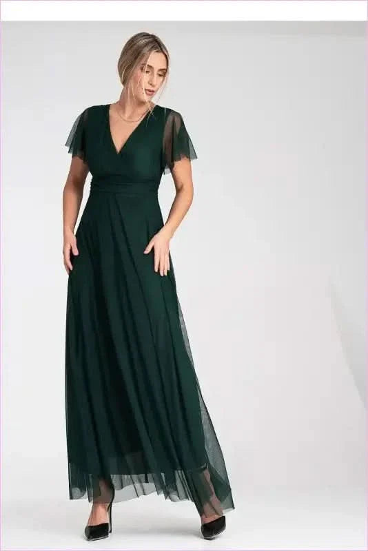 Mesh Midi Dress Unique Fashion Style