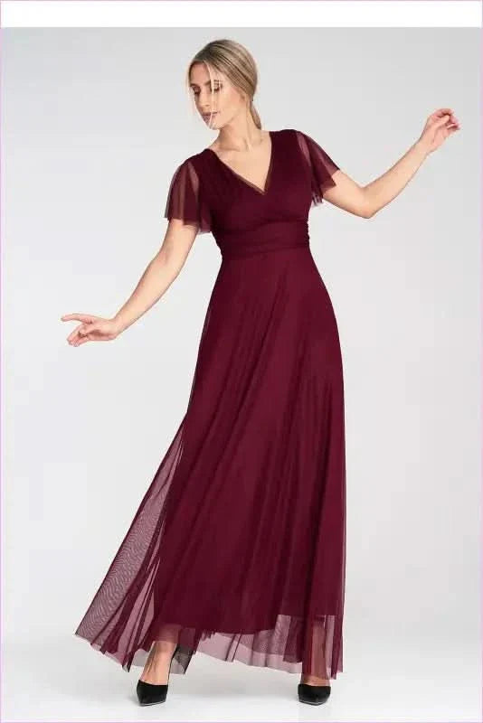 Mesh Midi Dress Unique Fashion Style