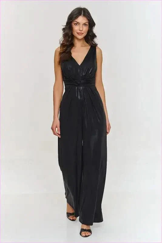 Metallic Jumpsuit Unique Fashion Style