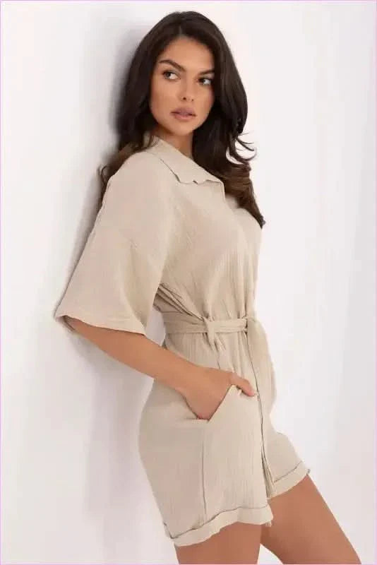 Muslin Cotton Jumpsuit Everyday Fashion Style
