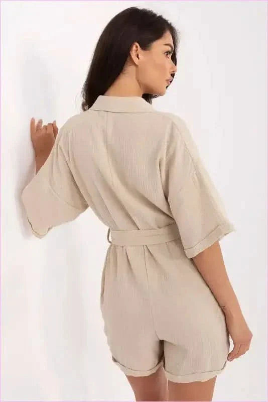 Muslin Cotton Jumpsuit Everyday Fashion Style