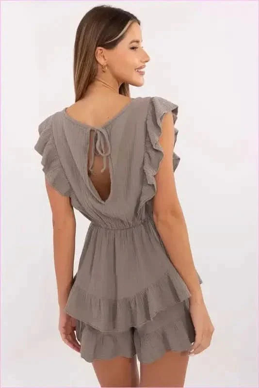 Muslin Cotton Jumpsuit Unique Women's Fashion Style