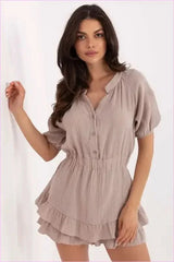 Muslin Jumpsuit Dress Unique Style Fashion