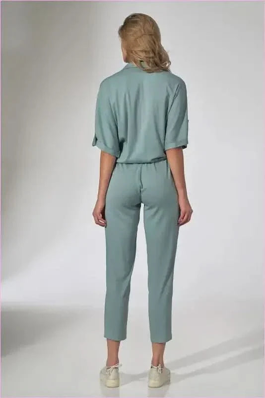 Orange Tapered Trousers Unique Style Fashion
