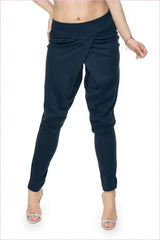 Overlap Baggy Trousers Unique Style