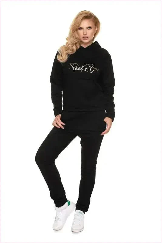 Peekaboo Fashion Hoodie Set Unique Style