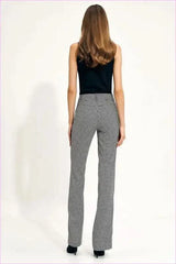 Pepite Print Flare Pants Unique Style Fashion