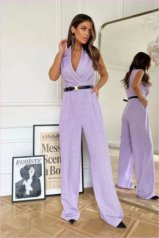 Peplum Jumpsuit Unique Style Fashion