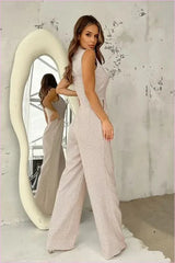 Peplum Jumpsuit Unique Style Fashion
