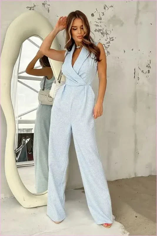 Peplum Jumpsuit Unique Style Fashion