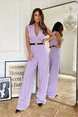 Peplum Jumpsuit Unique Style Fashion