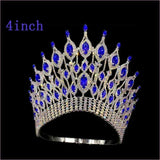 Pink Gemstone Rhinestone Wedding Crown Tiara Hair Jewellery