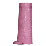 Pink Rhinestone Round Toe Knee-high Luxury Boots for Fashion-forward Women