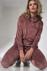 Pink Velour Sweatpants Unique Style