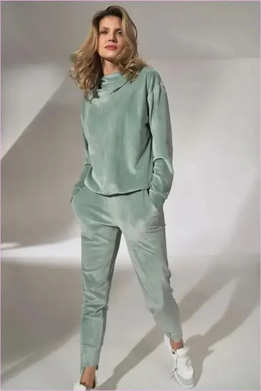 Pink Velour Sweatpants Unique Style