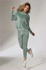 Pink Velour Sweatpants Unique Style
