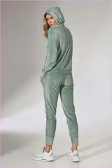 Pink Velour Sweatpants Unique Style