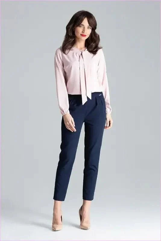 Pleated Cigarette Pants Fashion Style