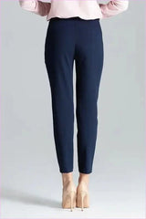 Pleated Cigarette Pants Fashion Style