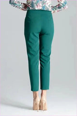 Pleated Cigarette Pants Fashion Style