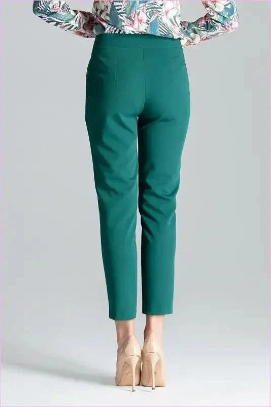 Pleated Cigarette Pants Fashion Style