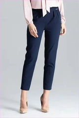 Pleated Cigarette Pants Fashion Style