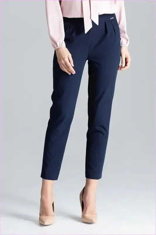 Pleated Cigarette Pants Fashion Style