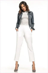 Pleated Cigarette Trousers Unique Style Fashion
