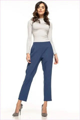 Pleated Cigarette Trousers Unique Style Fashion