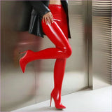 Pointed Toe Stiletto Heel Elastic Pant Boots for a Stylish Look