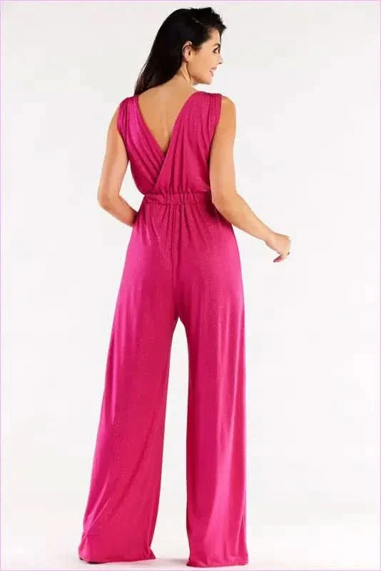 Polish Wide Leg Jumpsuit Unique Fashion Style