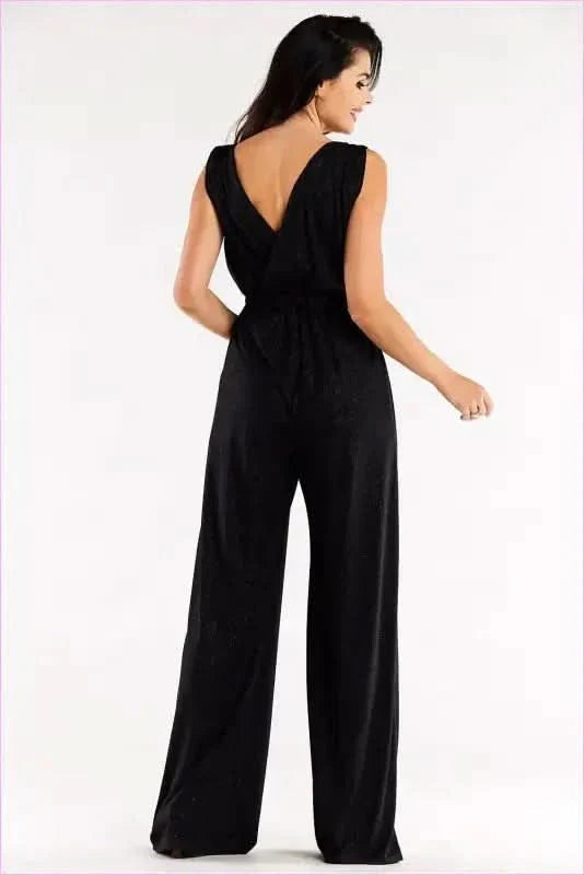 Polish Wide Leg Jumpsuit Unique Fashion Style