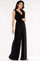 Polish Wide Leg Jumpsuit Unique Fashion Style